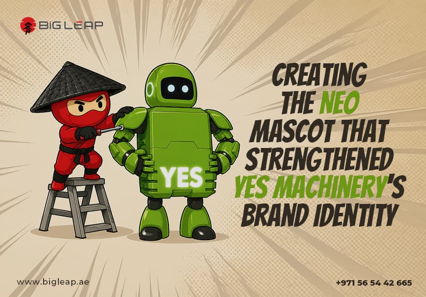 Case Study: Creating the NEO Mascot That Strengthened YES Machinery's Brand Identity