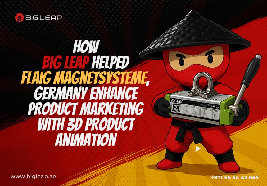 Case Study: How Big Leap Helped Flaig Magnetsysteme, Germany Enhance Product Marketing with 3D Product Animation